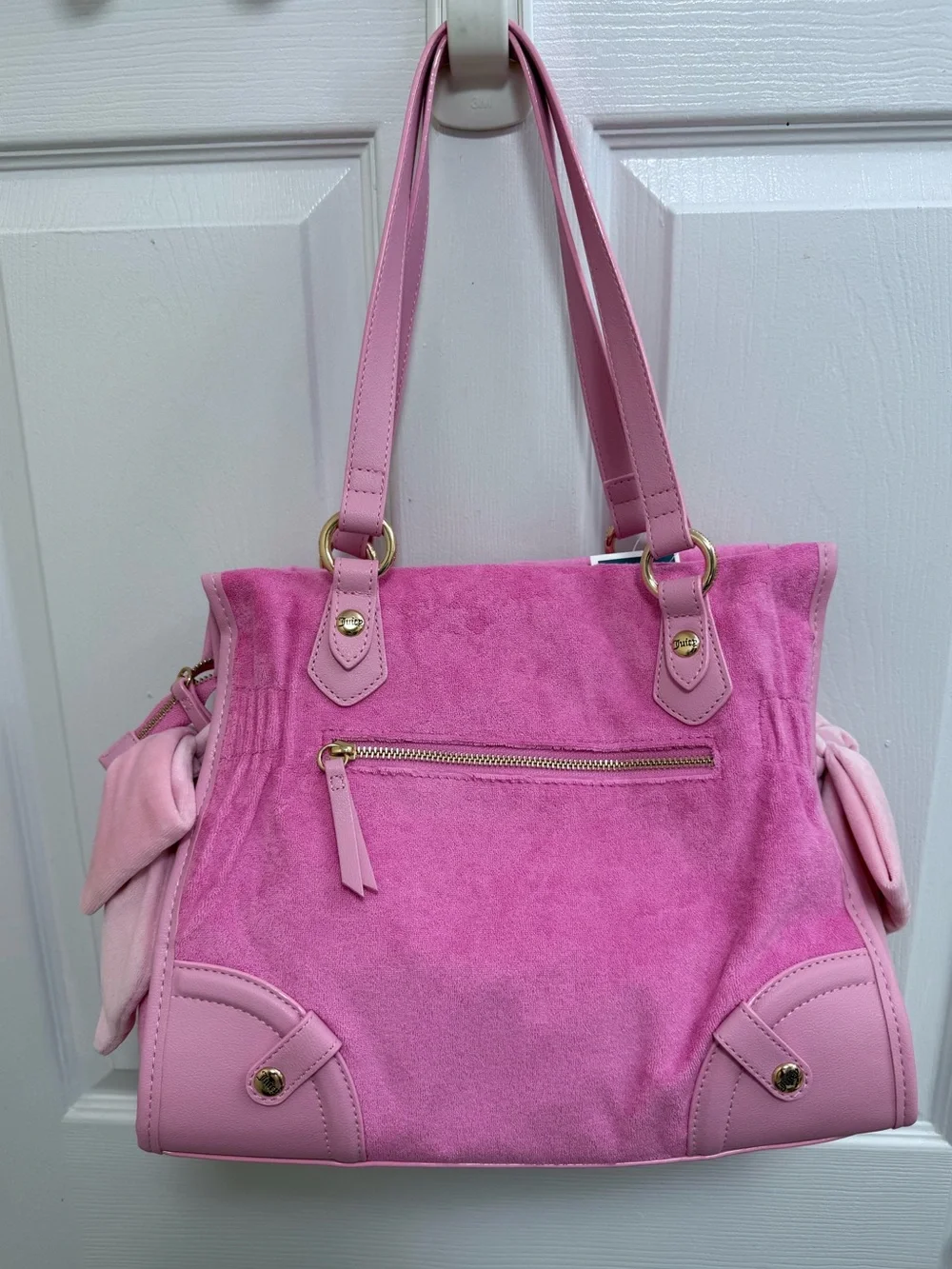 NWT Juicy Couture Juicy Angel Tote in Pink Angel w/Mini-Bag, Charm